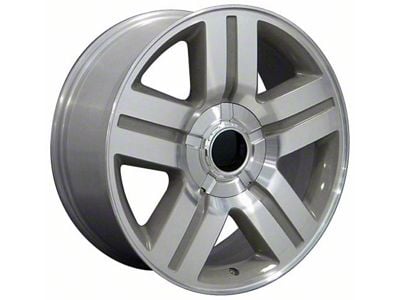 OE Revolution C-03 Silver and Machined 6-Lug Wheel; 22x9; 31mm Offset (23-25 Colorado)