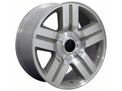 OE Revolution C-03 Silver and Machined 6-Lug Wheel; 26x10; 31mm Offset (23-25 Colorado)