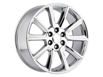 OE Revolution C-08 Chrome with Chrome Inserts 6-Lug Wheel; 22x9; 31mm Offset (23-25 Colorado)