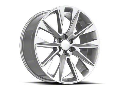 OE Revolution C-14 Silver and Machined 6-Lug Wheel; 22x9; 28mm Offset (23-24 Colorado)