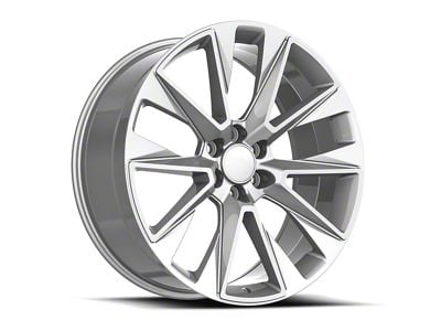 OE Revolution C-14 Silver and Machined 6-Lug Wheel; 24x10; 30mm Offset (23-24 Colorado)