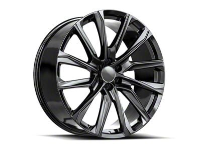 OE Revolution CAD-34 Gloss Black 6-Lug Wheel; 22x9; 31mm Offset (23-25 Colorado)