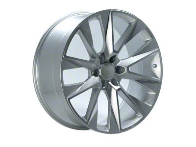 OE Revolution D-35 Silver and Machined 6-Lug Wheel; 26x10; 31mm Offset (23-24 Colorado)