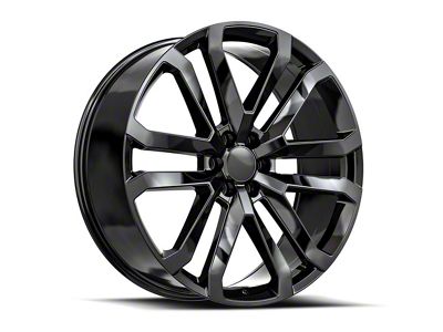 OE Revolution D-37 Gloss Black 6-Lug Wheel; 22x9; 31mm Offset (23-24 Colorado)