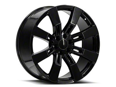 OE Revolution G-02 Gloss Black 6-Lug Wheel; 22x9; 31mm Offset (23-25 Colorado)