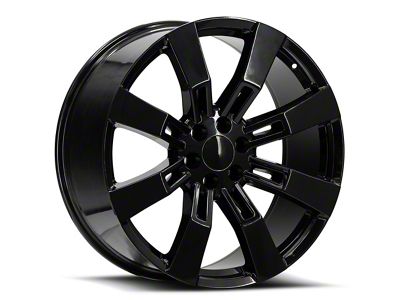 OE Revolution G-02 Gloss Black 6-Lug Wheel; 24x10; 31mm Offset (23-24 Colorado)