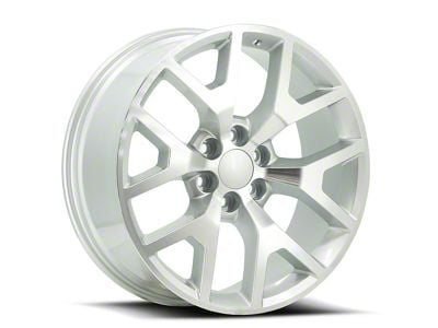 OE Revolution G-04 Silver and Machined 6-Lug Wheel; 20x9; 31mm Offset (23-25 Colorado)