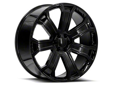 OE Revolution G-06 Gloss Black 6-Lug Wheel; 24x10; 31mm Offset (23-24 Colorado)