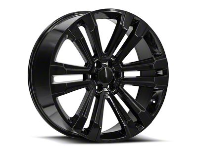 OE Revolution G-10 Gloss Black 6-Lug Wheel; 22x9; 24mm Offset (23-25 Colorado)