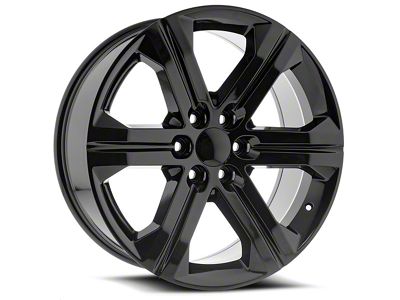 OE Revolution G-13 Gloss Black 6-Lug Wheel; 22x9; 31mm Offset (23-25 Colorado)