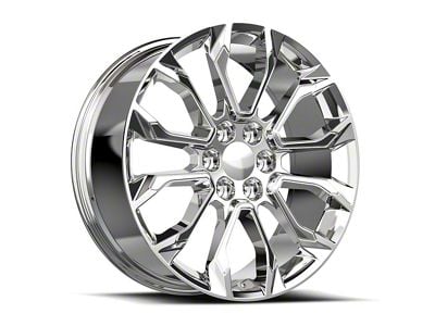 OE Revolution G-38 Nano Chrome 6-Lug Wheel; 22x9; 31mm Offset (23-25 Colorado)