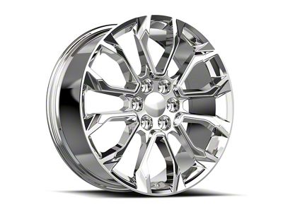 OE Revolution G-38 Nano Chrome 6-Lug Wheel; 24x10; 31mm Offset (23-25 Colorado)