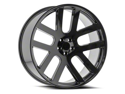 OE Revolution 107 Gloss Black 5-Lug Wheel; 24x10; 25mm Offset (05-11 Dakota)