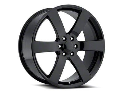 OE Revolution 165 Gloss Black 6-Lug Wheel; 24x10; 31mm Offset (19-25 RAM 1500)