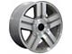 OE Revolution C-03 Silver and Machined 6-Lug Wheel; 22x9; 31mm Offset (19-25 RAM 1500)