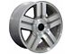 OE Revolution C-03 Silver and Machined 6-Lug Wheel; 26x10; 31mm Offset (19-25 RAM 1500)