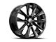 OE Revolution C-19 Gloss Black and Milled 6-Lug Wheel; 22x9; 28mm Offset (19-25 RAM 1500)