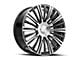 OE Revolution CAD-35 Gloss Black and Machined 6-Lug Wheel; 22x9; 31mm Offset (19-25 RAM 1500)