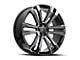 OE Revolution G-10 Gloss Black and Milled 6-Lug Wheel; 26x10; 31mm Offset (19-25 RAM 1500)