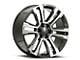 OE Revolution G-10 Gunmetal and Machined 6-Lug Wheel; 22x9; 31mm Offset (19-25 RAM 1500)