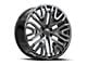 OE Revolution G-14 Gloss Black and Milled 6-Lug Wheel; 22x9; 31mm Offset (19-25 RAM 1500)