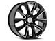 OE Revolution C-14 Gloss Black and Machined 6-Lug Wheel; 22x9; 28mm Offset (19-25 Sierra 1500)