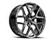 OE Revolution C-39 Gloss Black and Milled 6-Lug Wheel; 26x10; 31mm Offset (19-25 Sierra 1500)