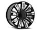 OE Revolution D-06 Gloss Black 6-Lug Wheel; 24x10; 31mm Offset (99-06 Sierra 1500)