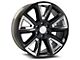 OE Revolution C-08 Gloss Black with Chrome Inserts 6-Lug Wheel; 26x10; 31mm Offset (99-06 Silverado 1500)