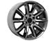 OE Revolution C-08 Gunmetal with Black Inserts 6-Lug Wheel; 22x9; 31mm Offset (07-13 Silverado 1500)