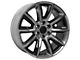 OE Revolution C-08 Gunmetal with Black Inserts 6-Lug Wheel; 22x9; 31mm Offset (99-06 Silverado 1500)