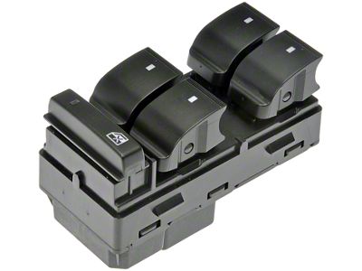 Power Window Switch; Front Driver Side (07-13 Sierra 1500 Extended Cab, Crew Cab)