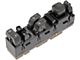 Power Window Switch; Front Driver Side (04-06 Silverado 1500 Crew Cab)