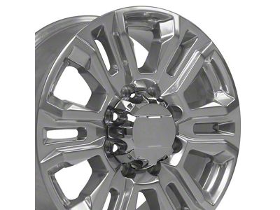 CV70A Polished 8-Lug Wheel; 20x8.5; 12mm Offset (01-06 Sierra 2500 HD)