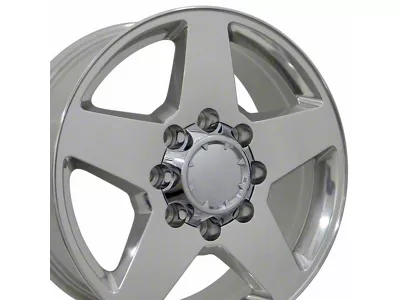 CV91A Polished 8-Lug Wheel; 20x8.5; 12mm Offset (01-06 Sierra 2500 HD)