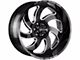 Off-Road Monster M07 Gloss Black Milled 8-Lug Wheel; 22x12; -44mm Offset (03-09 RAM 2500)