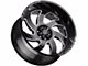 Off-Road Monster M07 Gloss Black Milled 8-Lug Wheel; 22x12; -44mm Offset (03-09 RAM 2500)