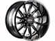 Off-Road Monster M17 Gloss Black Milled 8-Lug Wheel; 22x12; -44mm Offset (03-09 RAM 2500)