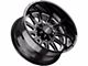 Off-Road Monster M17 Gloss Black Milled 8-Lug Wheel; 22x12; -44mm Offset (03-09 RAM 2500)