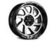 Off Road Monster M22 Gloss Black Machined 8-Lug Wheel; 20x10; -19mm Offset (03-09 RAM 2500)