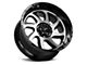 Off Road Monster M22 Gloss Black Machined 8-Lug Wheel; 20x10; -19mm Offset (03-09 RAM 2500)