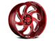 Off-Road Monster M07 Candy Red 6-Lug Wheel; 20x10; -19mm Offset (04-08 F-150)