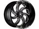 Off-Road Monster M07 Flat Black Milled 6-Lug Wheel; 20x10; -19mm Offset (04-08 F-150)