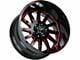 Off-Road Monster M17 Gloss Black Candy Red Milled 6-Lug Wheel; 20x10; -19mm Offset (04-08 F-150)