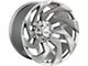 Off-Road Monster M24 Brushed Face Silver 6-Lug Wheel; 20x10; -19mm Offset (04-08 F-150)