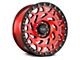 Off-Road Monster M50 Candy Red with Black Ring 6-Lug Wheel; 20x9.5; -12mm Offset (04-08 F-150)