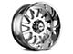 Off Road Monster M17 Chrome 6-Lug Wheel; 22x12; -44mm Offset (07-13 Sierra 1500)