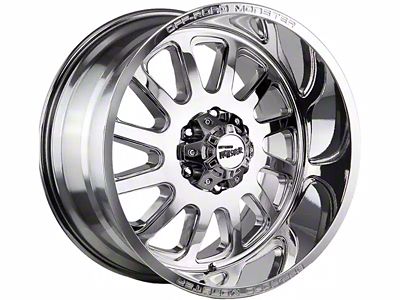 Off-Road Monster M17 Chrome 6-Lug Wheel; 17x9; 0mm Offset (07-13 Sierra 1500)