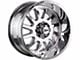 Off-Road Monster M17 Chrome 6-Lug Wheel; 17x9; 0mm Offset (07-13 Sierra 1500)