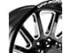 Off Road Monster M17 Gloss Black Milled 6-Lug Wheel; 22x12; -44mm Offset (07-13 Sierra 1500)